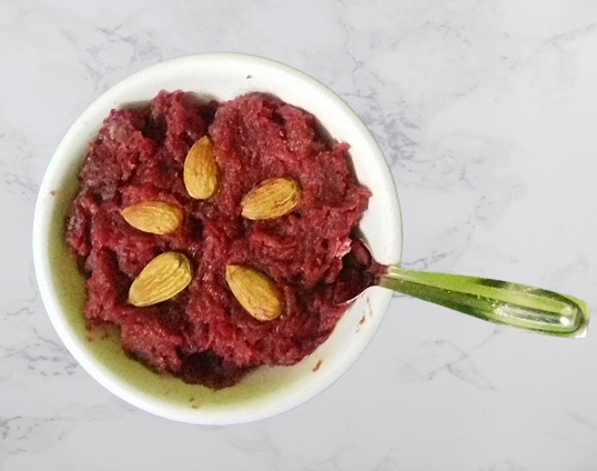 beetroot halwa
